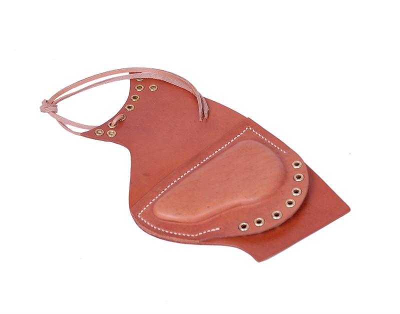 Cheek Piece, Leather, LaceUp