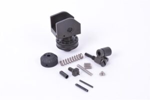 Rear Sight Assy, NMA2, Hooded, 1/4 x 1/4, for A2 Upper