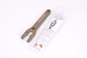 Gas Cylinder Wrench, Smith Gas Cylinder Lock, Aluminum, 1/2", OD Green