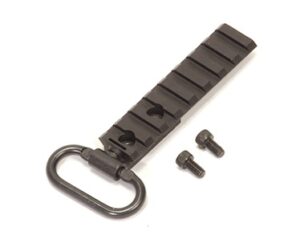 Front Stock Swivel, With Picatinny Rail, For Springfield Inc. M1A Synthetic Stock With Threaded Brass Inserts