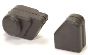 Sight Protector Set, A2 Hard Plastic, Front & Rear, FA, BLK